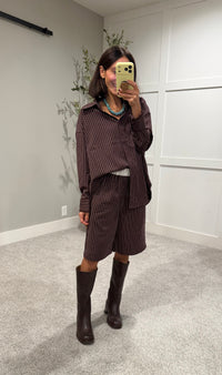 Aubergine Classic Bermuda Shorts