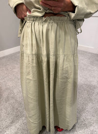 Dreamer Drawstring Waist Skirt | Sage Brush