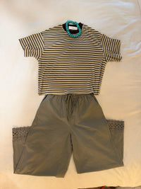 Coffee Run Striped Top | Sand