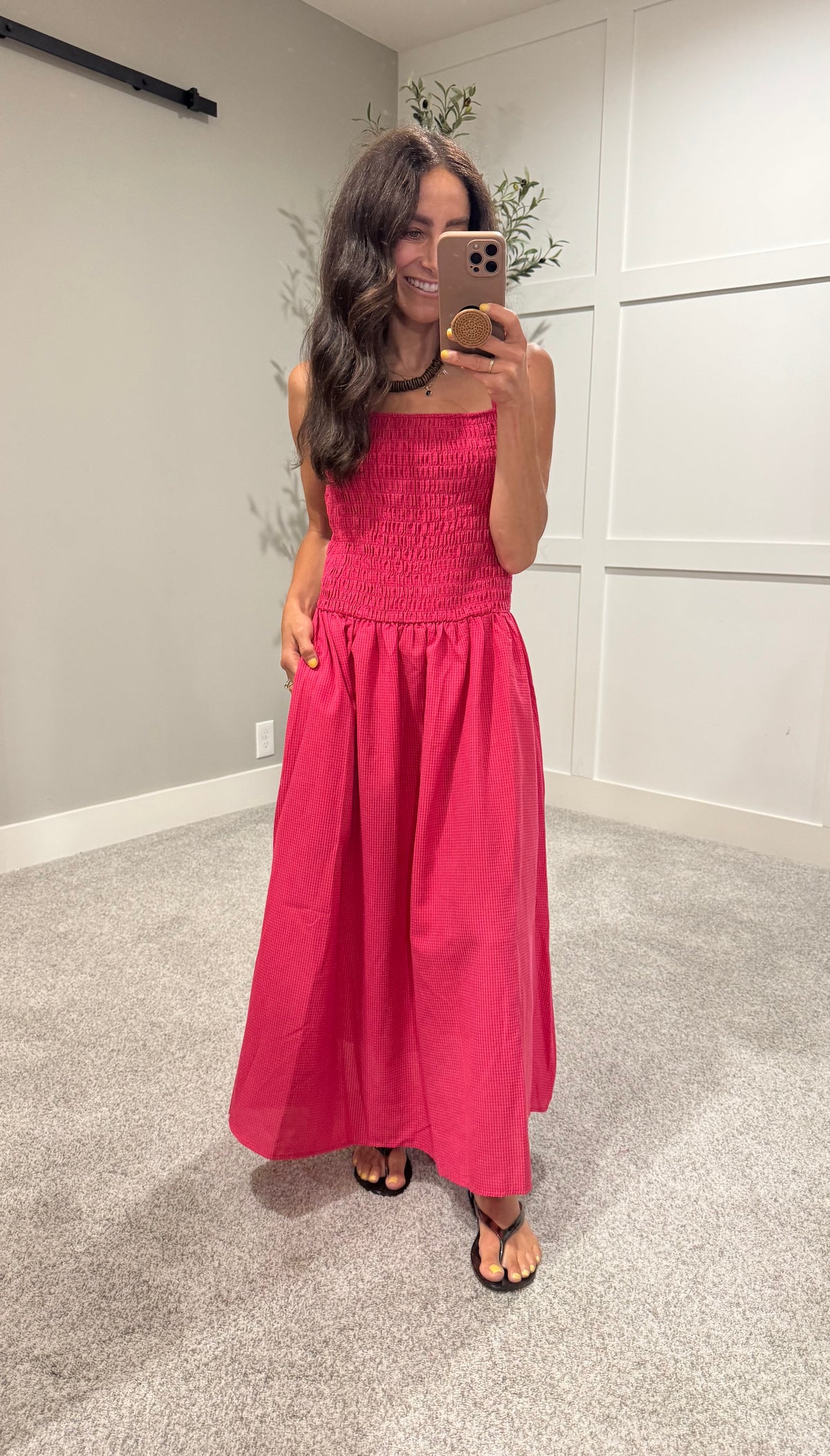 Raya Dress | Fuscia
