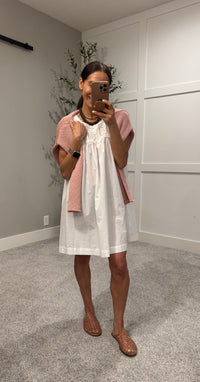 Darcy Babydoll Dress | White