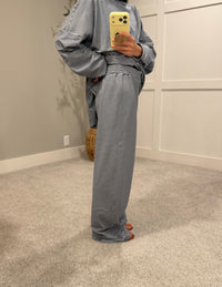 Levi Lounging Brushed Knit Pants | Navy/White
