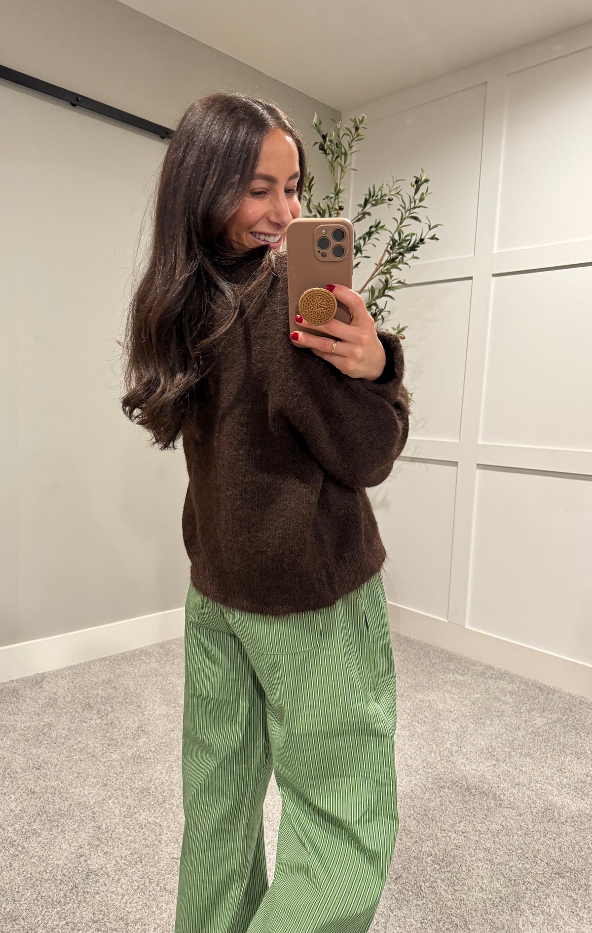 Grace Sweater Cardigan | Brown