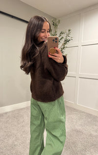 Grace Sweater Cardigan | Brown