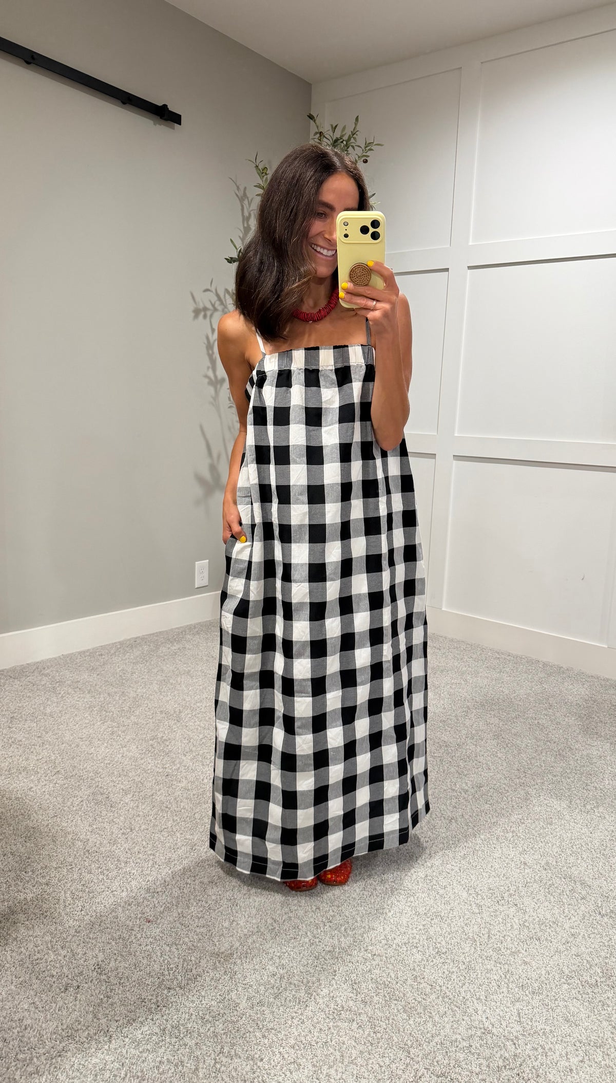 The Osborne Dress | Black/White