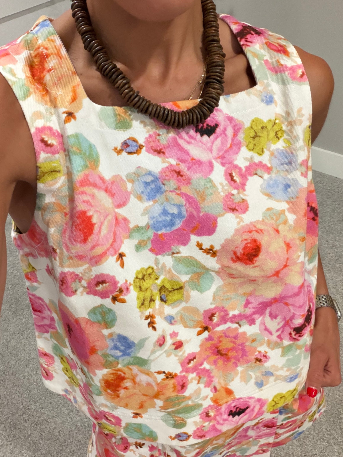 Floral Summer Skort Set