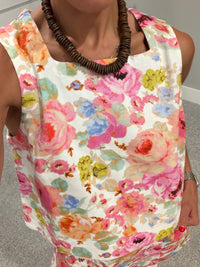 Floral Summer Skort Set