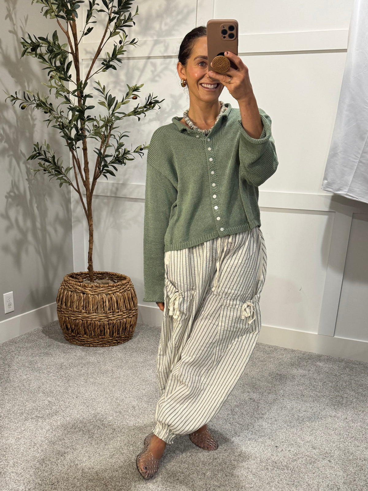 Aya Cardigan | Sage