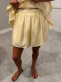 Seaside Tiered Set | Butter Yellow Polka Dot