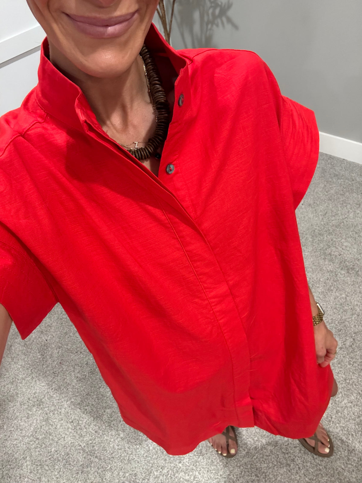 Anthro Dress | Red