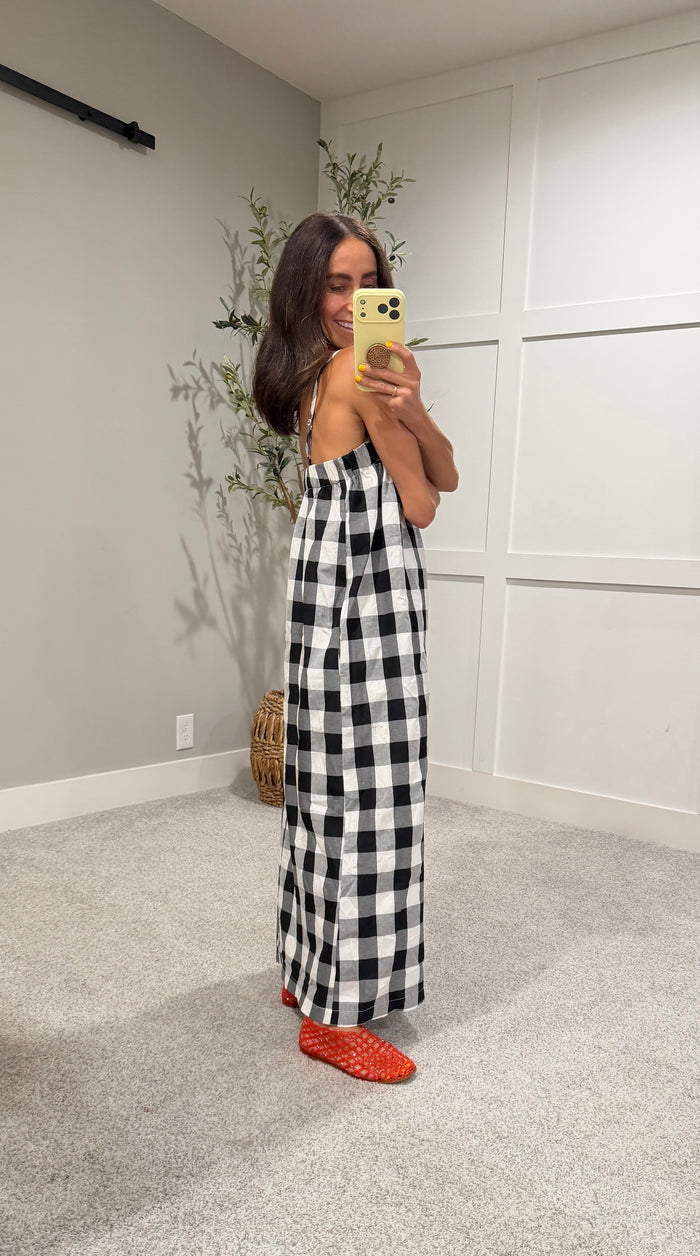 The Osborne Dress | Black/White