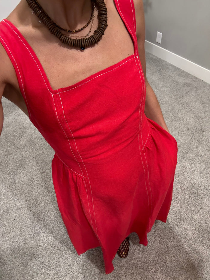 Sydney Dress | Red
