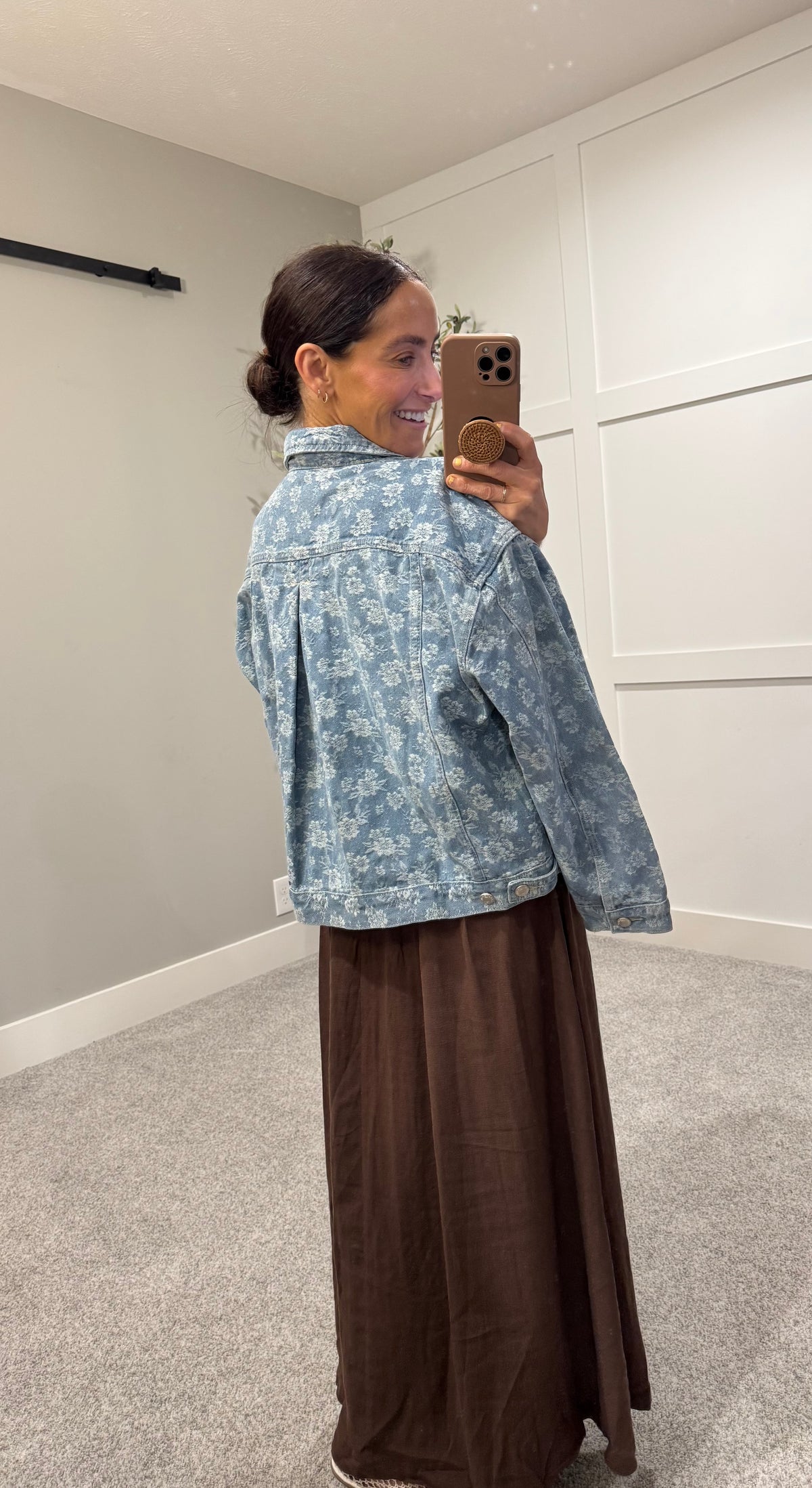 Penelope Floral Denim Jacket