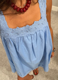 Tidal Floral Dress | Blue