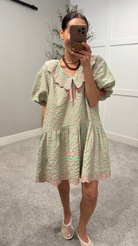 Sadie Dress | Pink Emerald