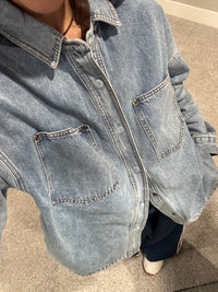 The Denim Shacket Shirt