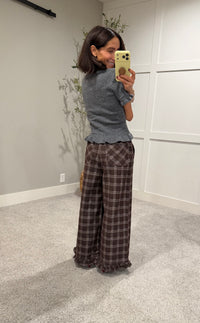 The Hazel Plaid Pants