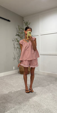 The Shayla Set | Red Gingham