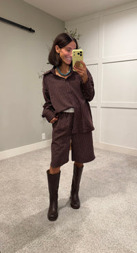 Aubergine Classic Bermuda Shorts