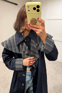 The Madeline Trench Coat | Navy