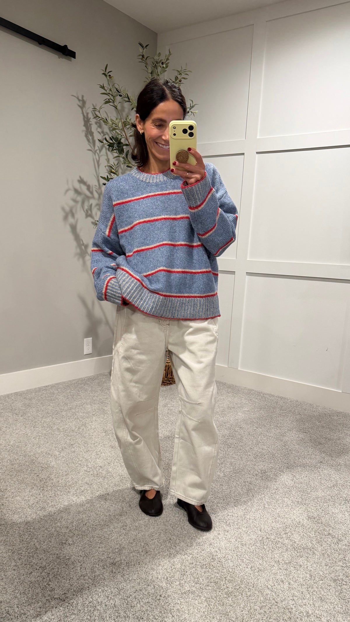 Vintage Barrel Denim |  Ecru