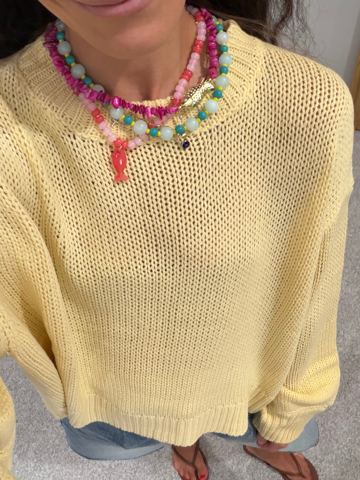 Beach Sweater | Butter Yellow