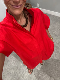 Anthro Dress | Red