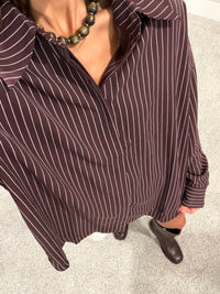 Aubergine Classic Button-Up