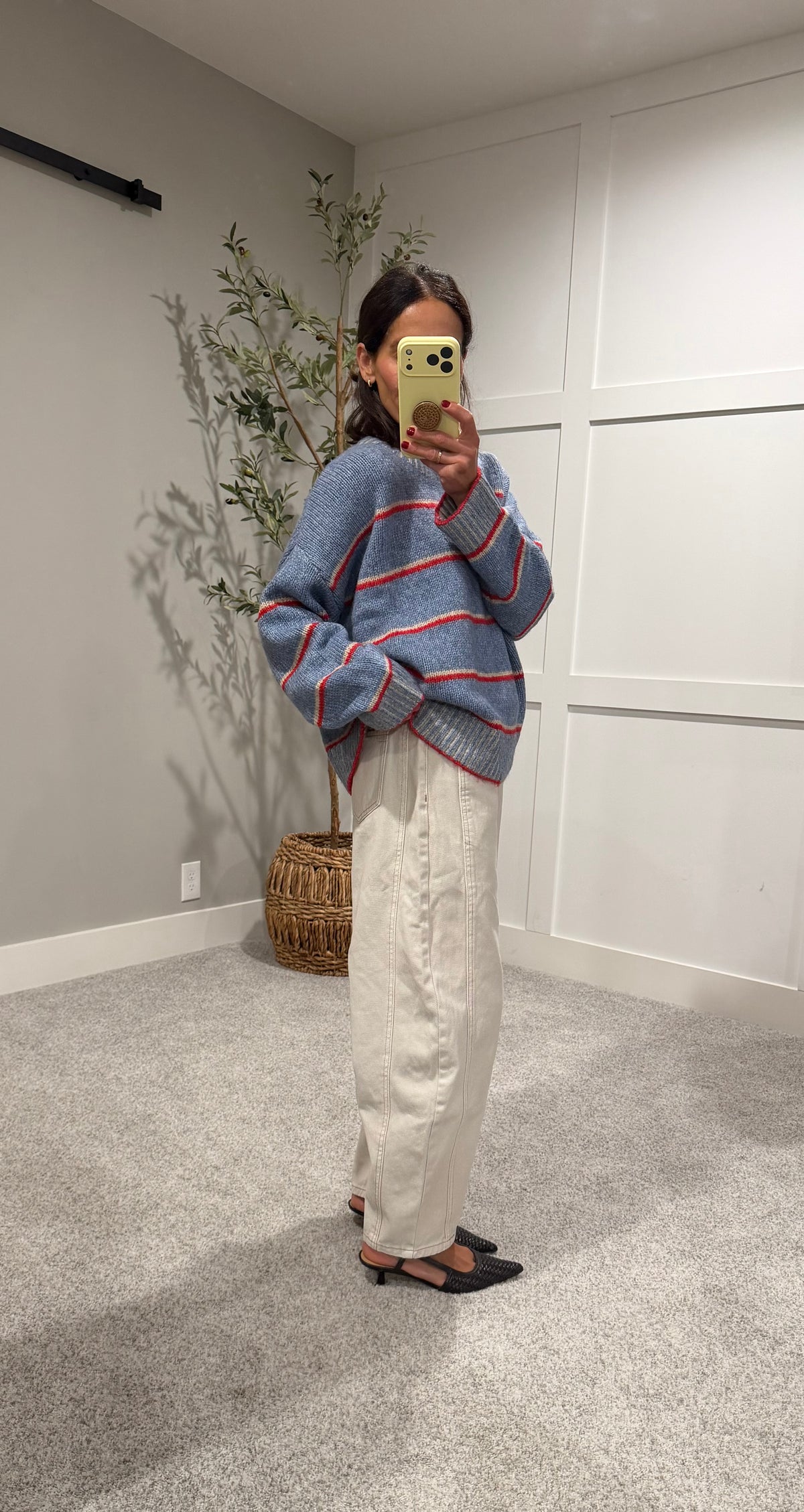 Vintage Barrel Denim |  Ecru