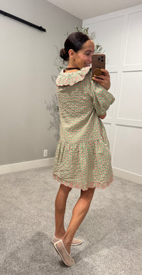 Sadie Dress | Pink Emerald