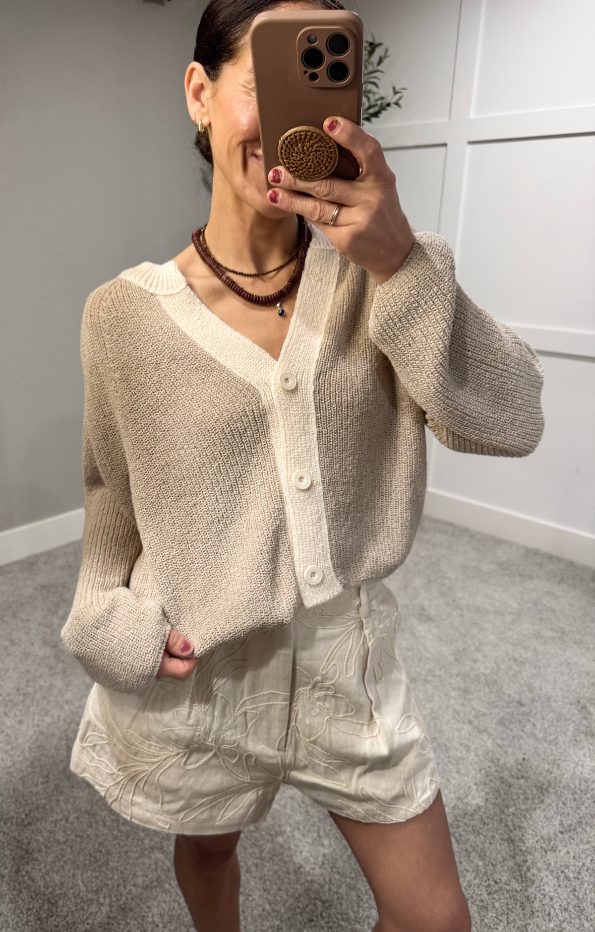 Eze Cardigan Sweater | Cream