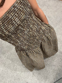 Talia Gingham Midi Dress