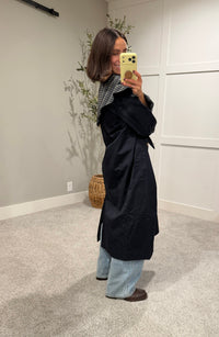 The Madeline Trench Coat | Navy