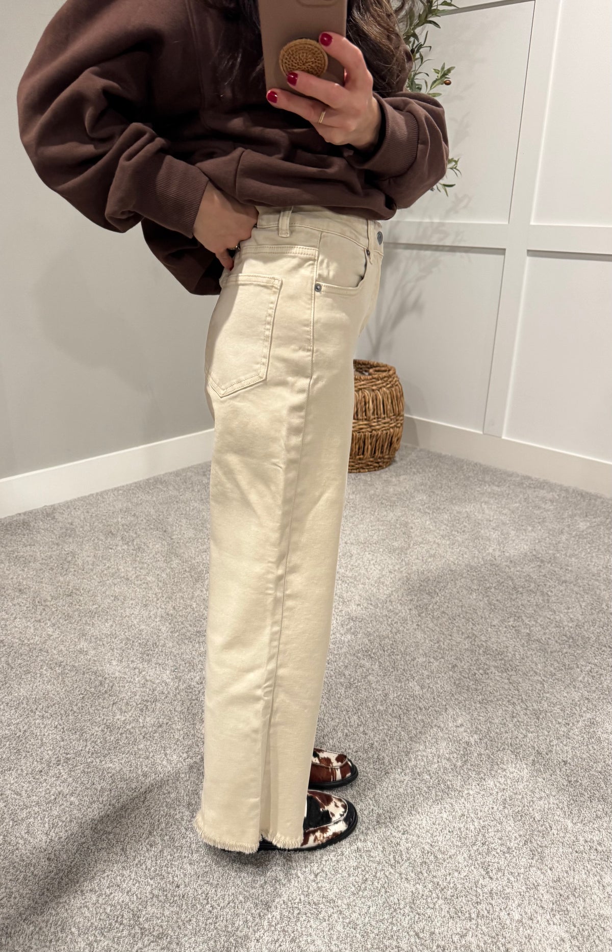 Cream Denim