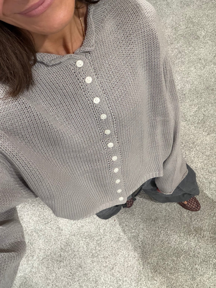 Raya Cardigan | Aurora Grey