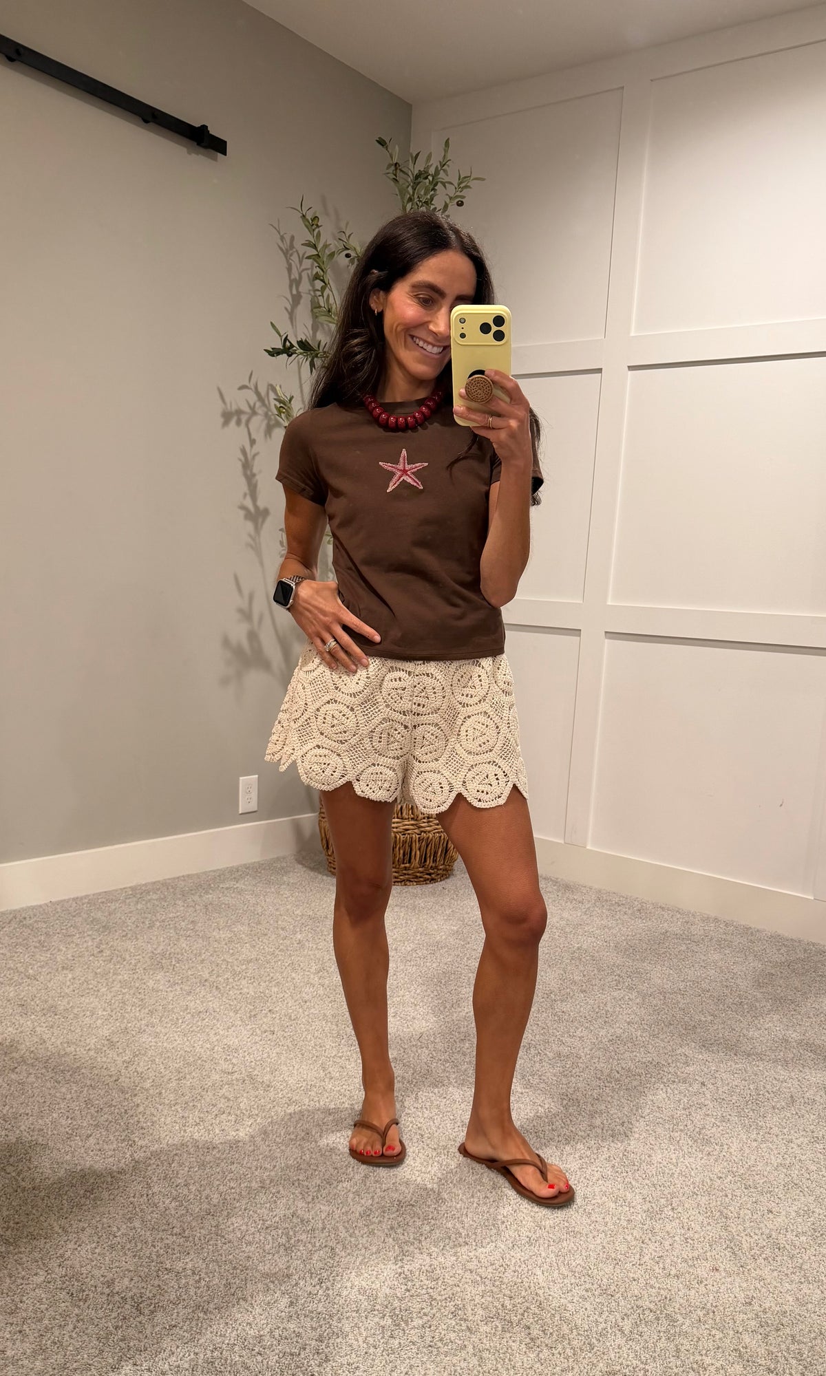 Starfish Tee | Brown