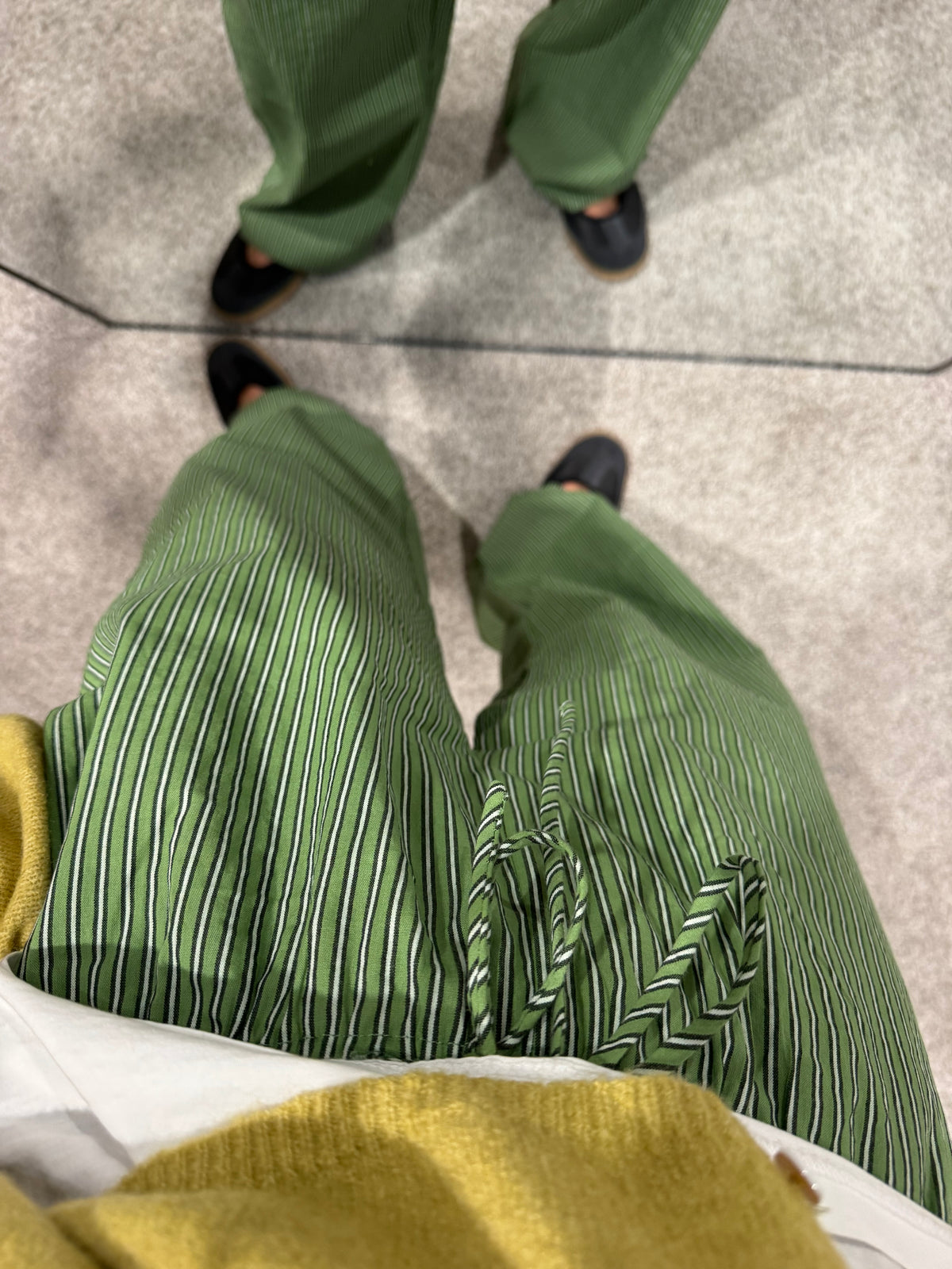 Serena Striped Pant | Green