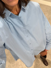Slate Blue Classic Button-Up