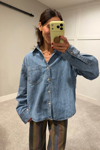 The Denim Button Up Top