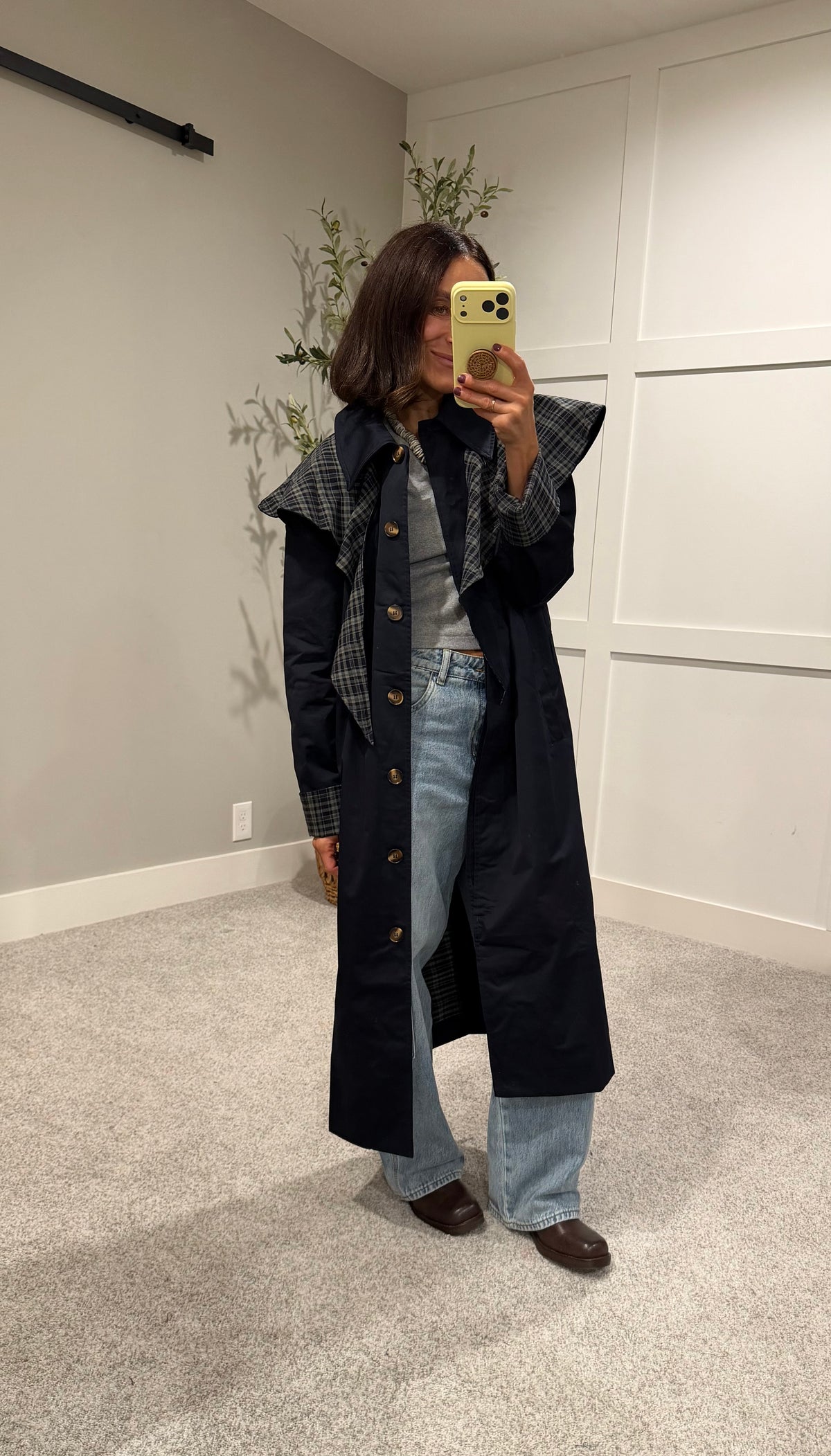 The Madeline Trench Coat | Navy