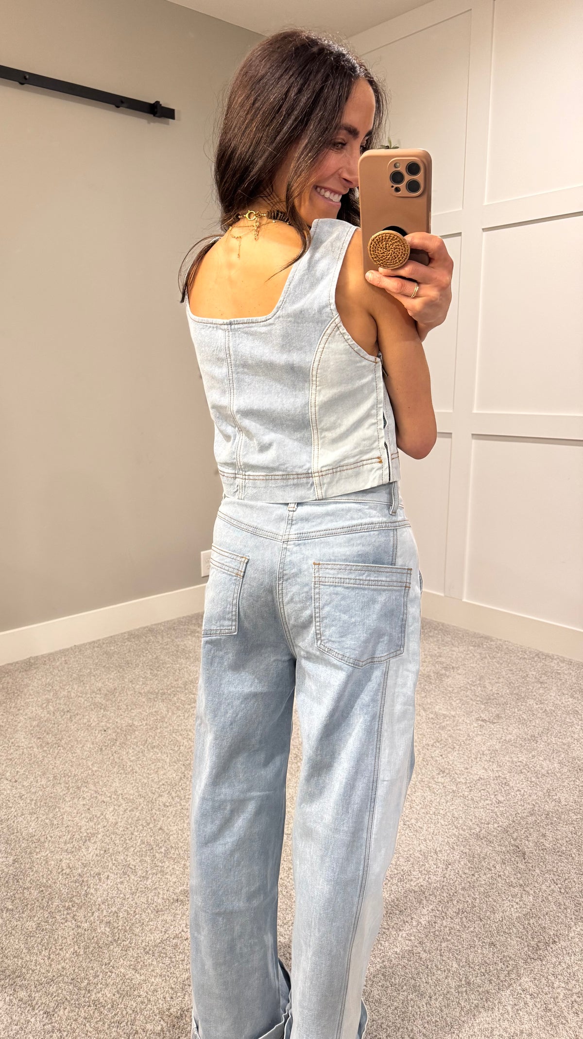 Willa Denim Top