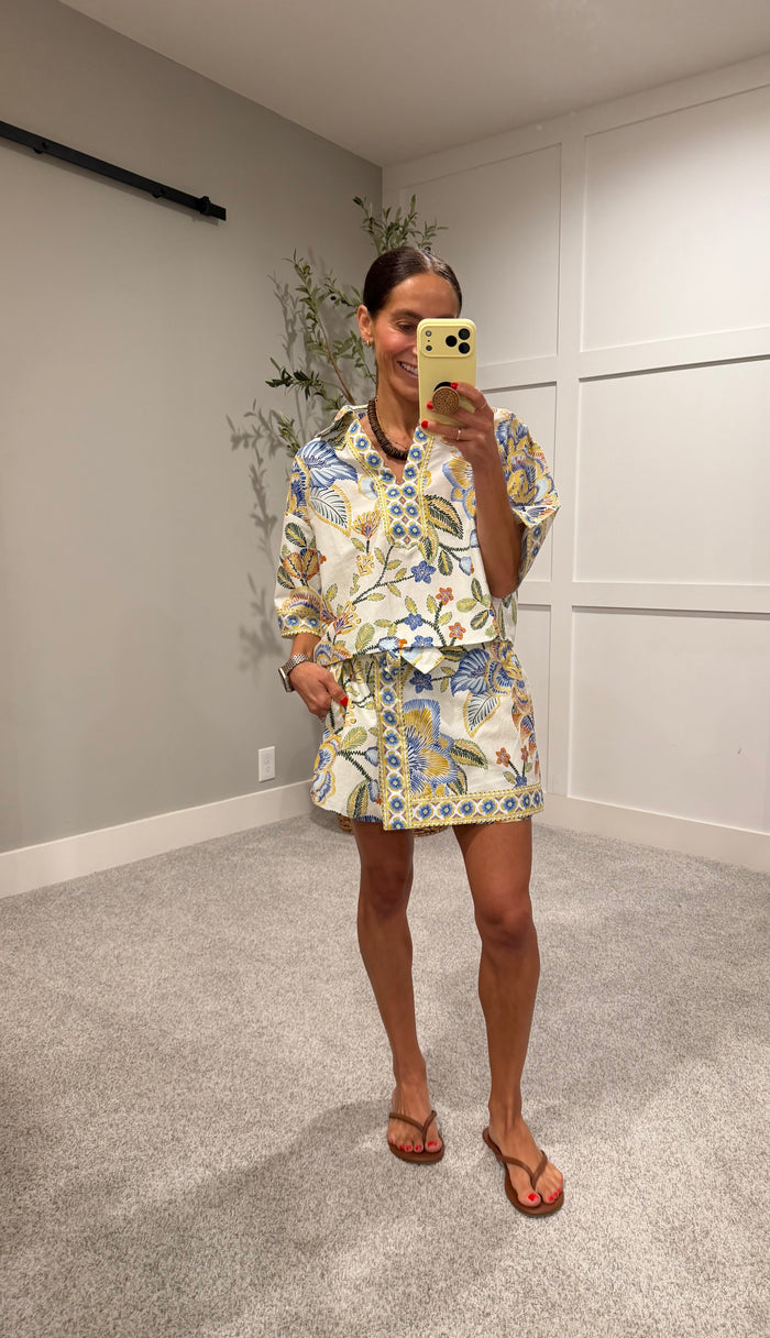 Botanical Skort Set