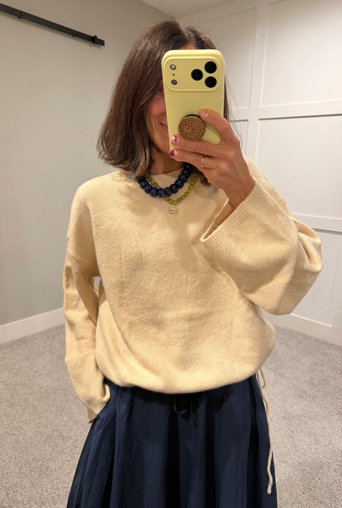Drew Drawstring Waist Sweater | Butter