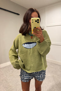 Olive Sardine Sweater