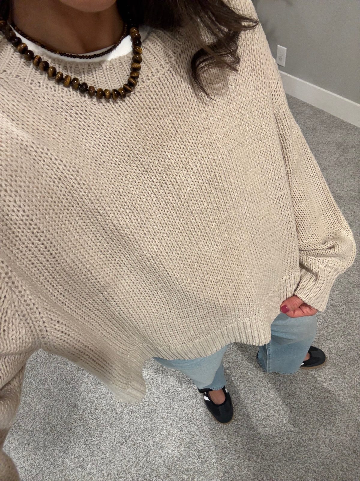 Beach Sweater | Stone