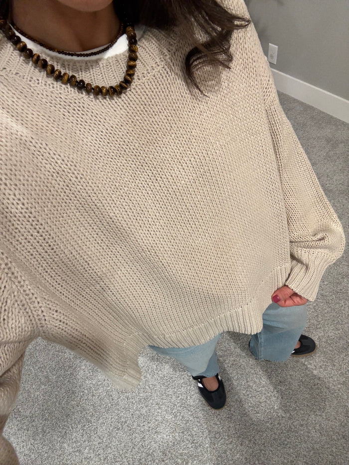 Beach Sweater | Stone