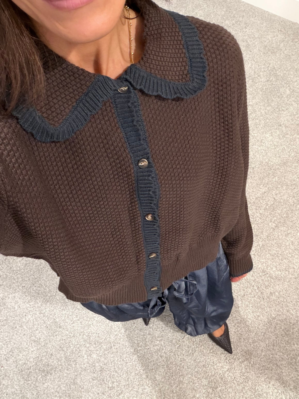 Clara Scalloped Cardigan