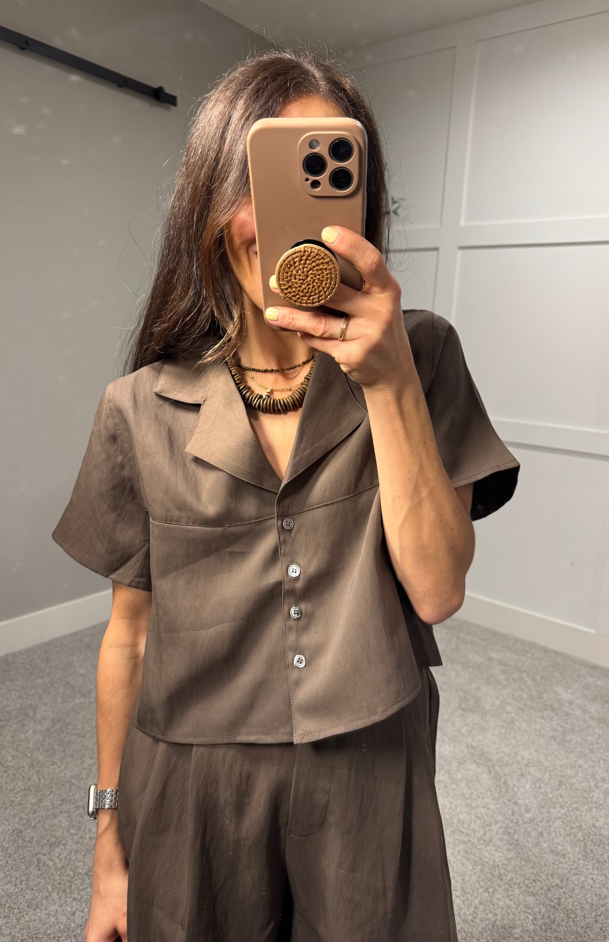 Jade Top | Brown