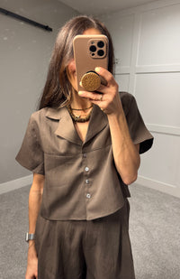 Jade Top | Brown