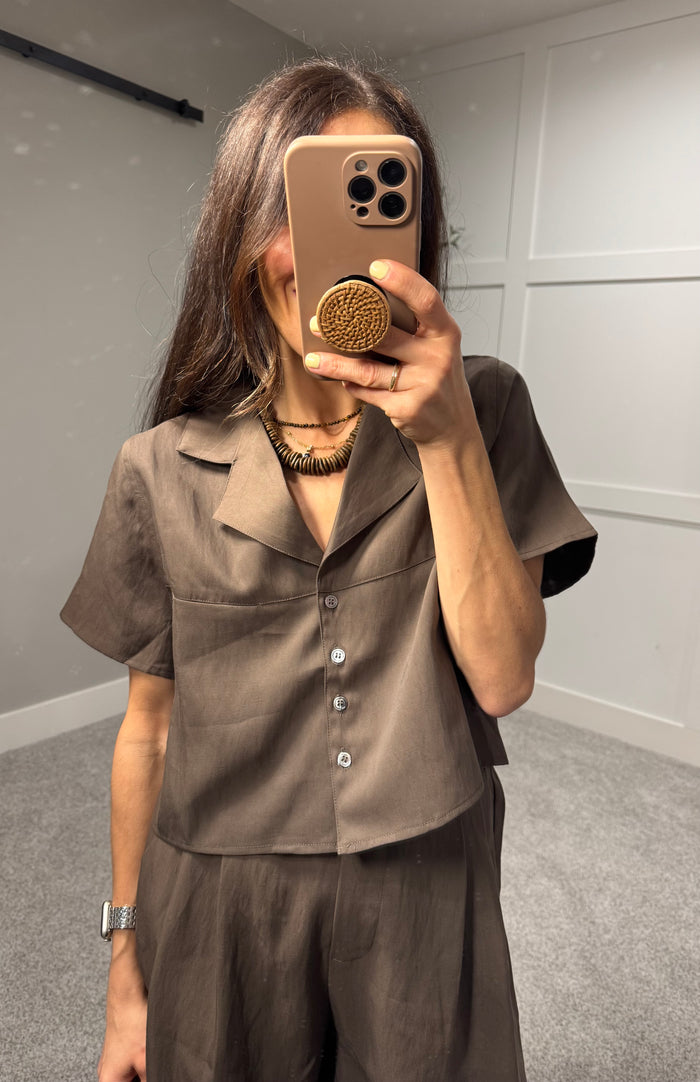 Jade Top | Brown